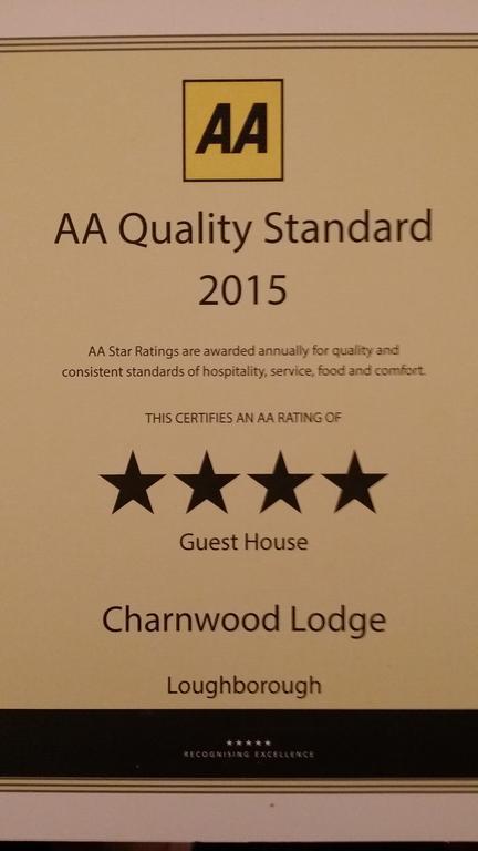 Charnwood Regency Guest House Loughborough Zewnętrze zdjęcie